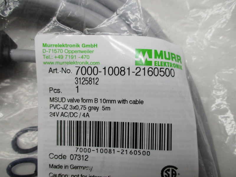 MURR ELEKTRONIK 7000-10081-2160500 NSMP