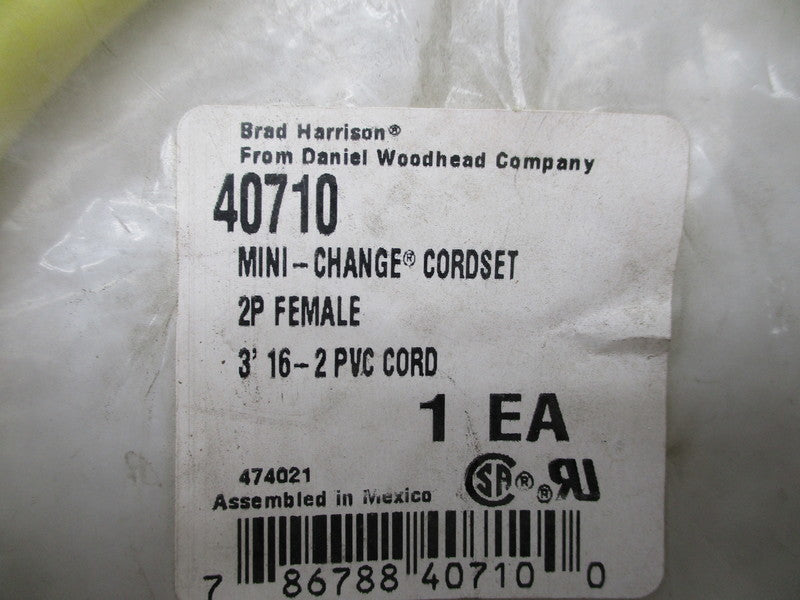 DAINEL WOODHEAD 40710 CABLE * NEW IN A BAG *