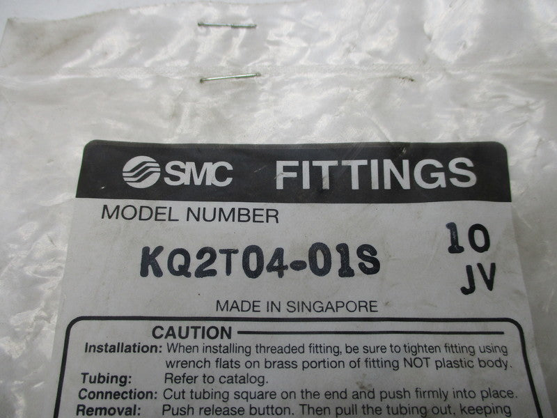 SMC KQ2T04-01S (PKG OF 10) NSMP