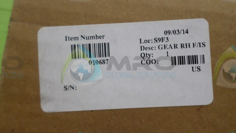 KEY TECH. 010687 GEAR RH * FACTORY SEALED *