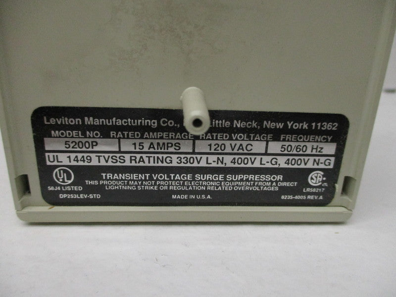 LEVITON 5200P NSNP