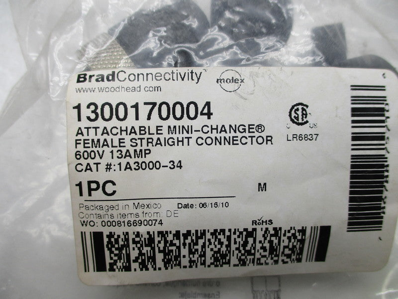 DANIEL WOODHEAD 1300170004 1A3000-34 * NEW IN FACTORY BAG *