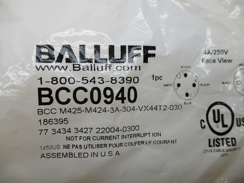 BALLUFF BCCM425-M424-3A-304-VX44T2-030 NSMP
