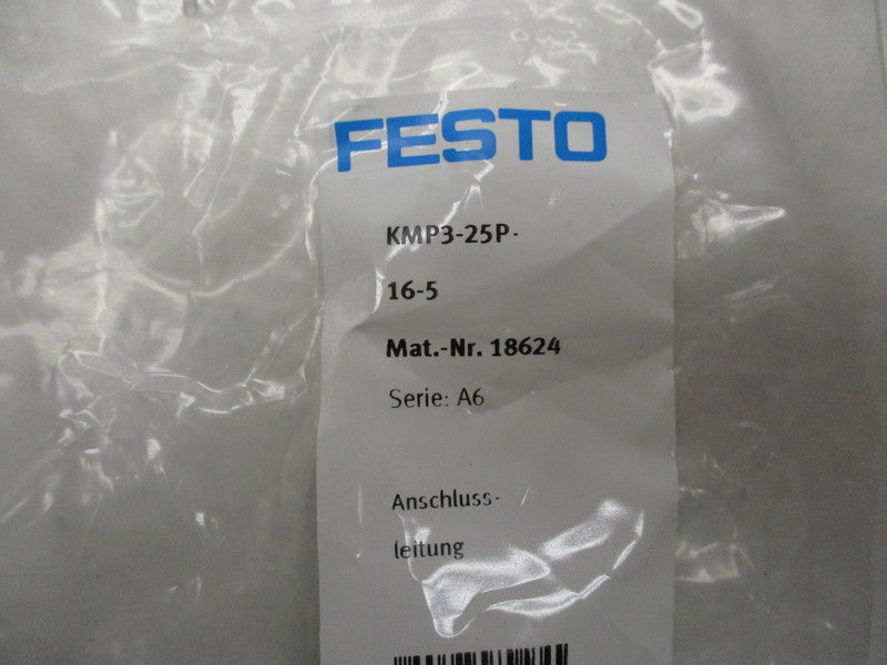 FESTO KMP3-25P-16-5 CONNECTING CABLE * NEW IN FACTORY BAG *