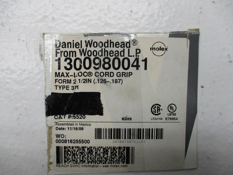 DANIEL WOODHEAD 5520 1300980041 NSNP