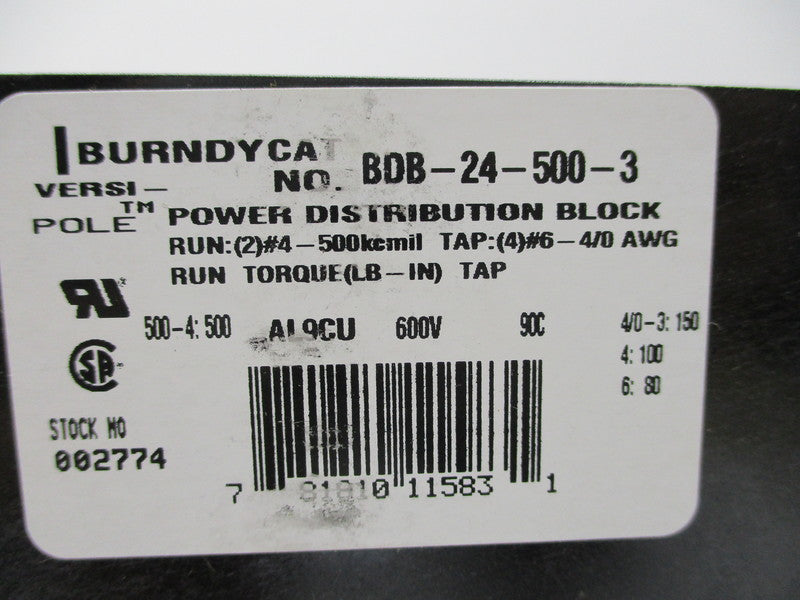 BURNDY BDB-24-500-3 NSMP