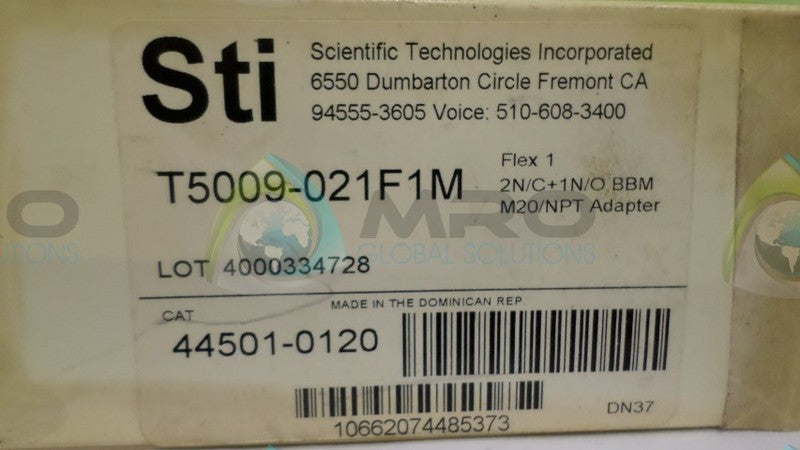 STI 44501-0120 SAFETY INTERLOCK SWITCH * FACTORY SEALED *