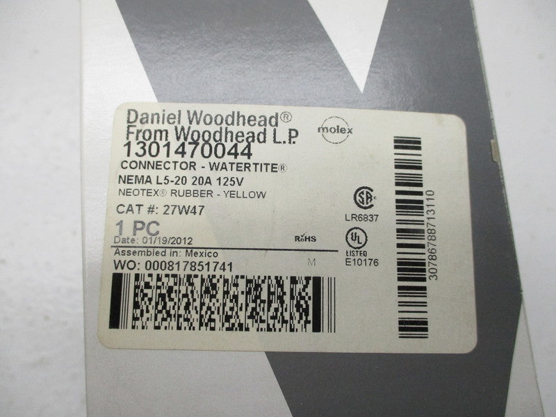 DANIEL WOODHEAD 27W47 1301470044 NSMP