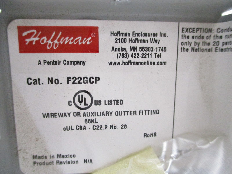 HOFFMAN F22GCP NSNP