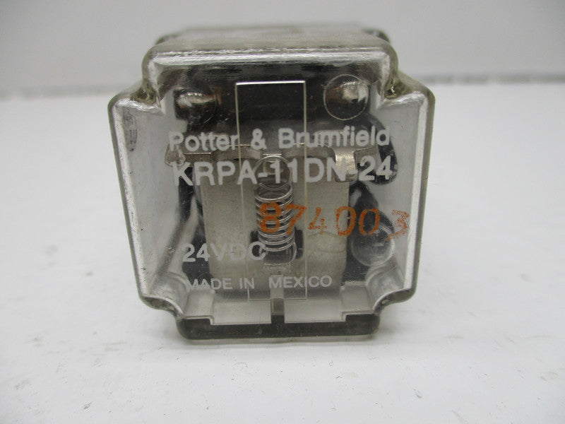 POTTER & BRUMFIELD KRPA-11DN-24 RELAY 24VDC UNMP