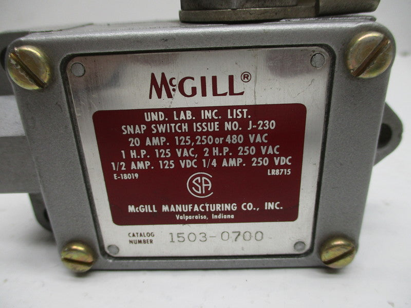 MCGILL 1503-0700 NSNP