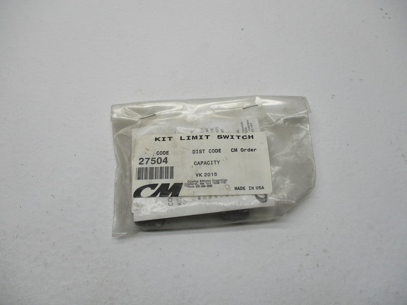 COLUMBUS MCKINNON 27504 * NEW IN FACTORY BAG *