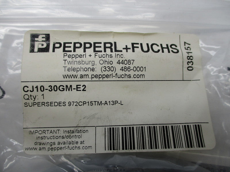 PEPPERL+FUCHS CJ10-30GM-E2 * NEW IN FACTORY BAG *
