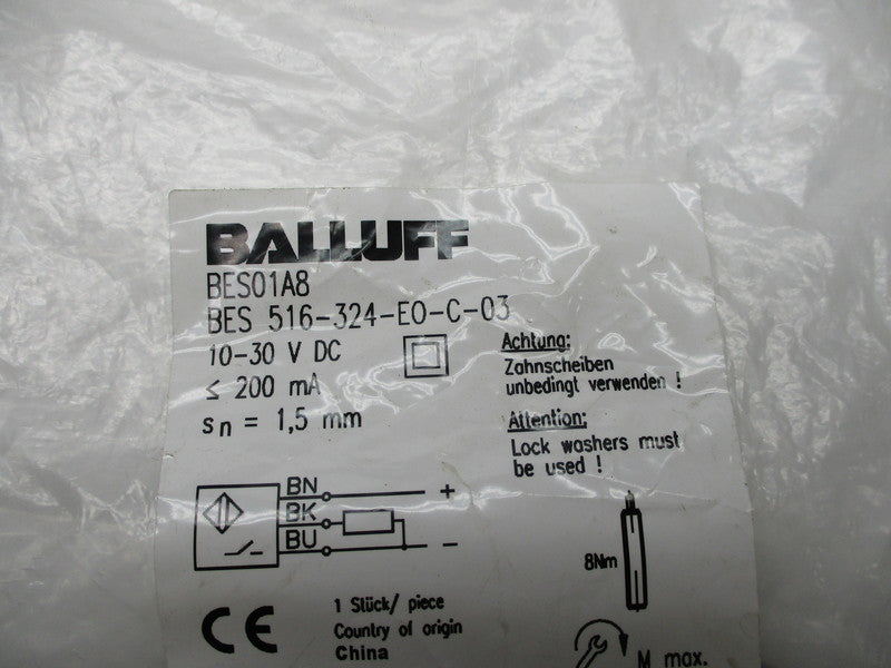 BALLUFF BES516-324-EO-C-03 BES01A8 * NEW IN FACTORY BAG *