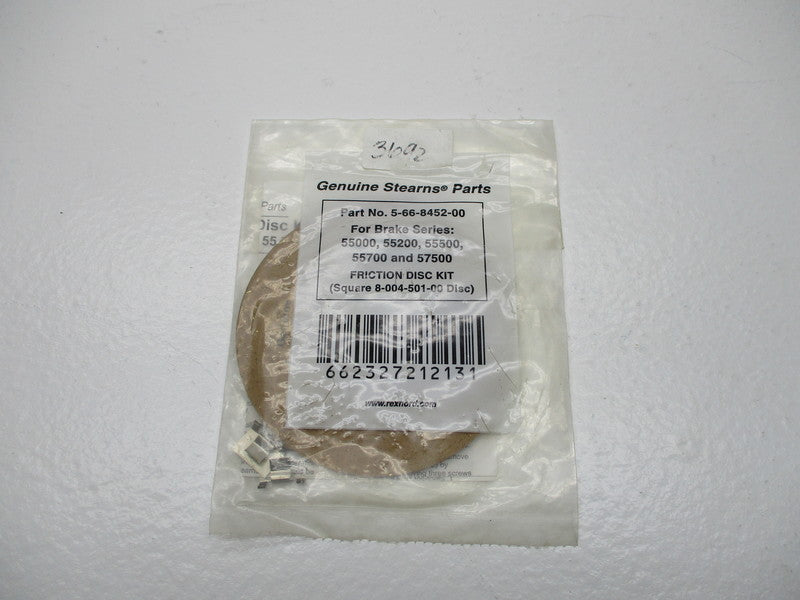 STEARNS 5-66-8452-00 KIT-FRIC DISC * NEW IN FACTORY BAG *