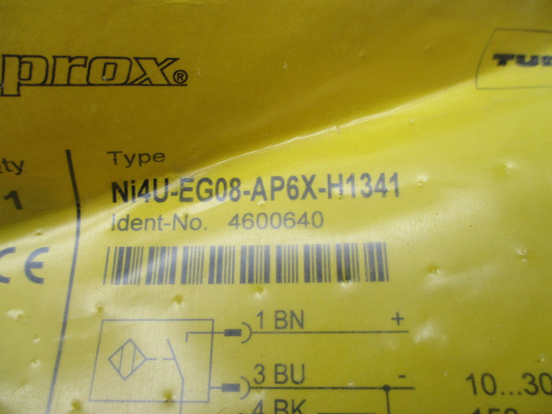 TURCK Ni4U-EG08-AP6X-H1341 INDUCTIVE PROSIMITY SENSOR * NEW IN FACTORY BAG *