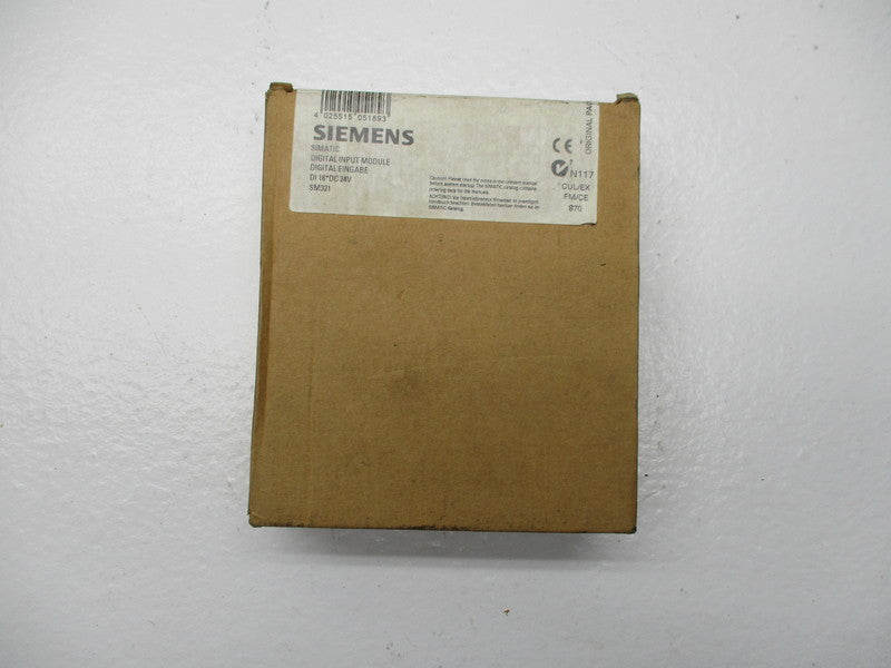 SIEMENS 6ES7321-1BH02-0AA0 (AS PICTURED)  NSFS