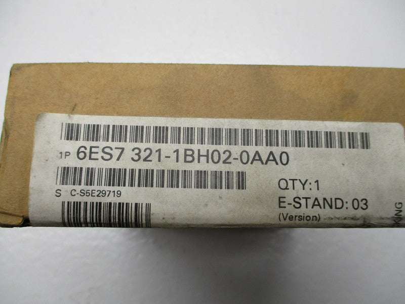 SIEMENS 6ES7321-1BH02-0AA0 (AS PICTURED)  NSFS