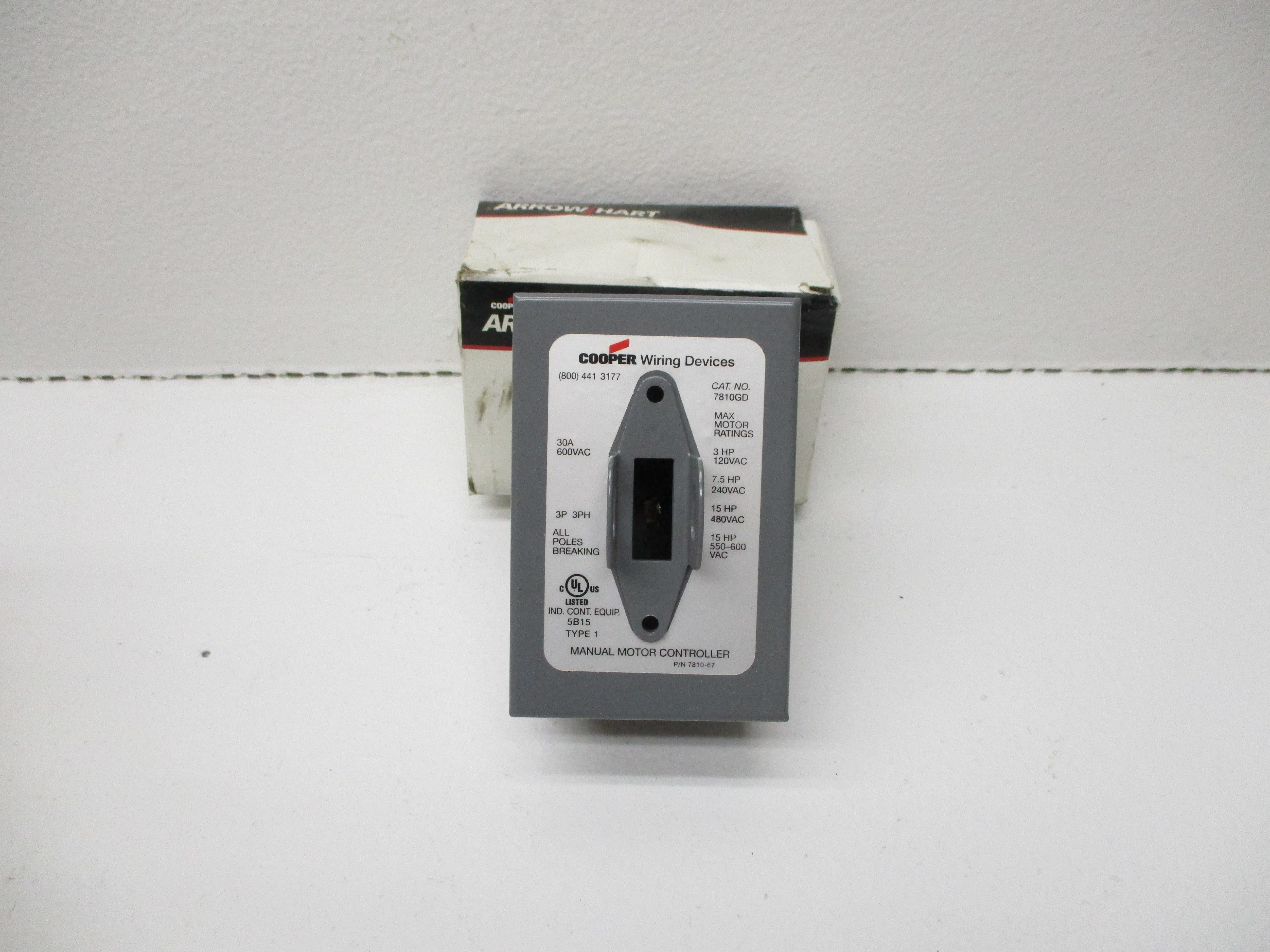 ARROW HART AH7810GD GRAY ENCLOSURE 2 GANG NSMP