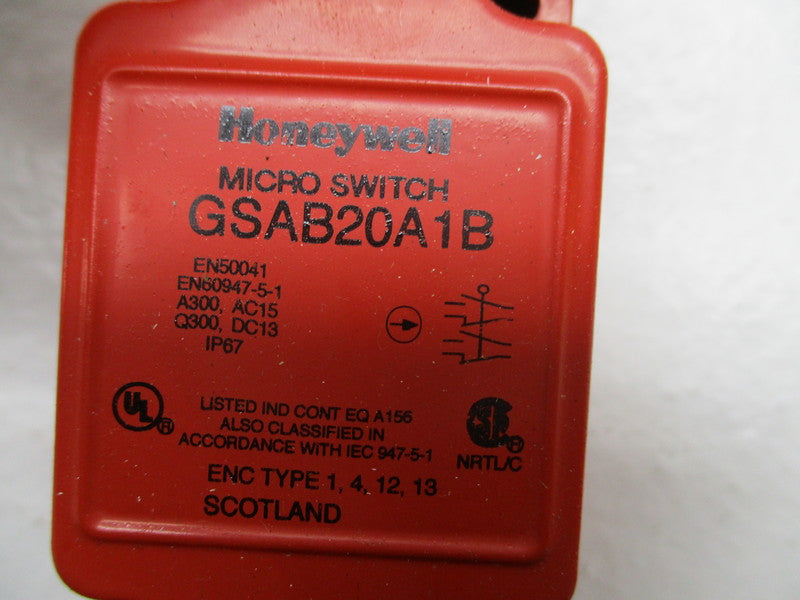 MICRO SWITCH GSAB20A1B NSNP