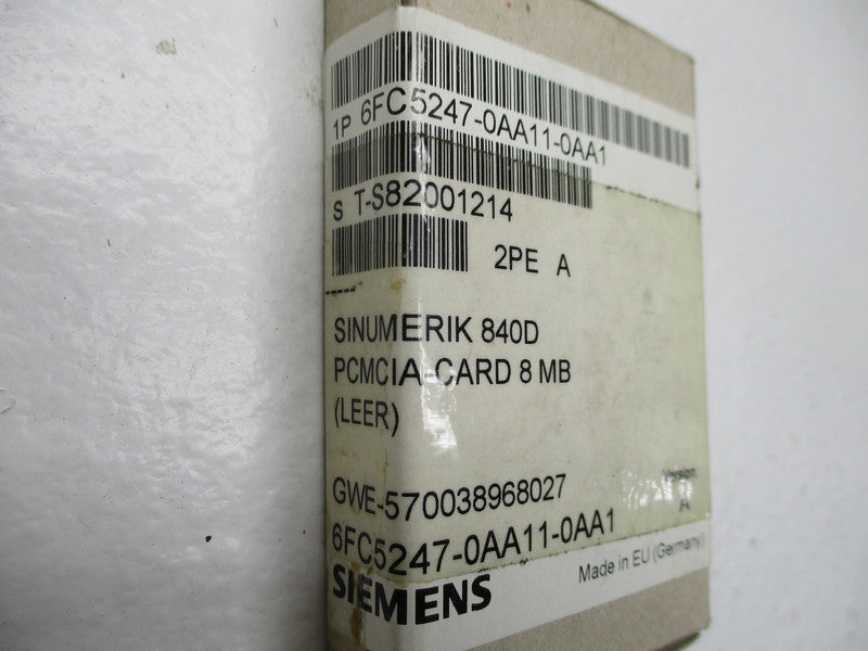 SIMENS 6FC5247-0AA11-0AA1 NSFS