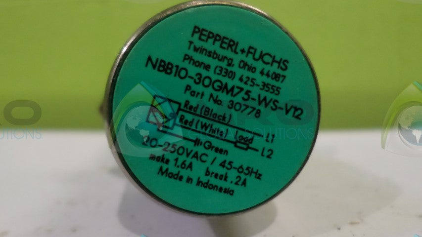 PEPPERL+FUCHS NBB10-30GM75-WS-V12 SENSOR *NEW NO BOX*