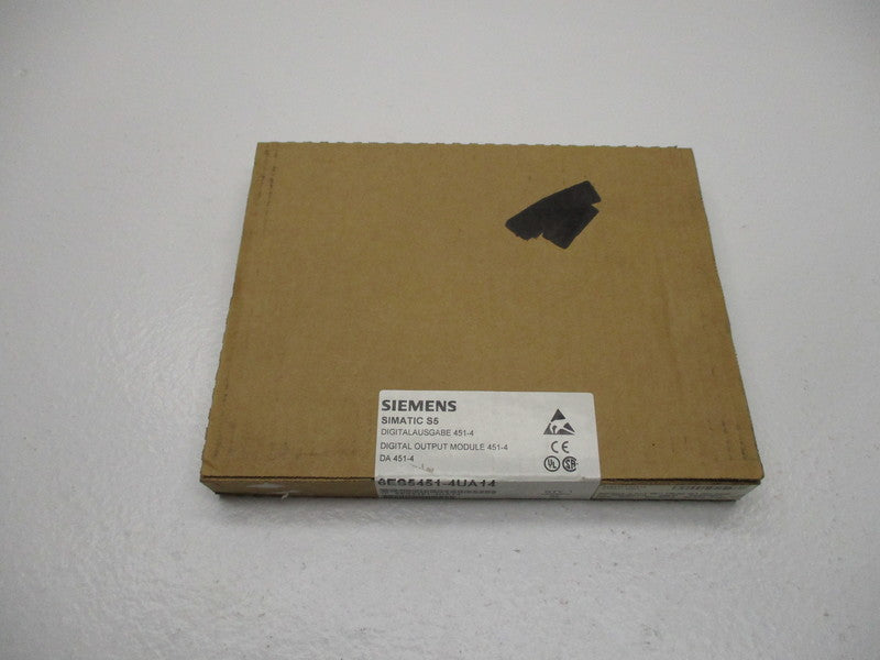 SIEMENS SIMATIC S5 6ES5451-4UA14 OUTPUT MODULE * FACTORY SEALED *