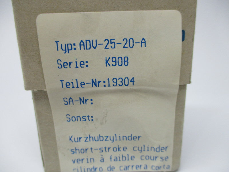 FESTO ADV-25-20-A NSFS