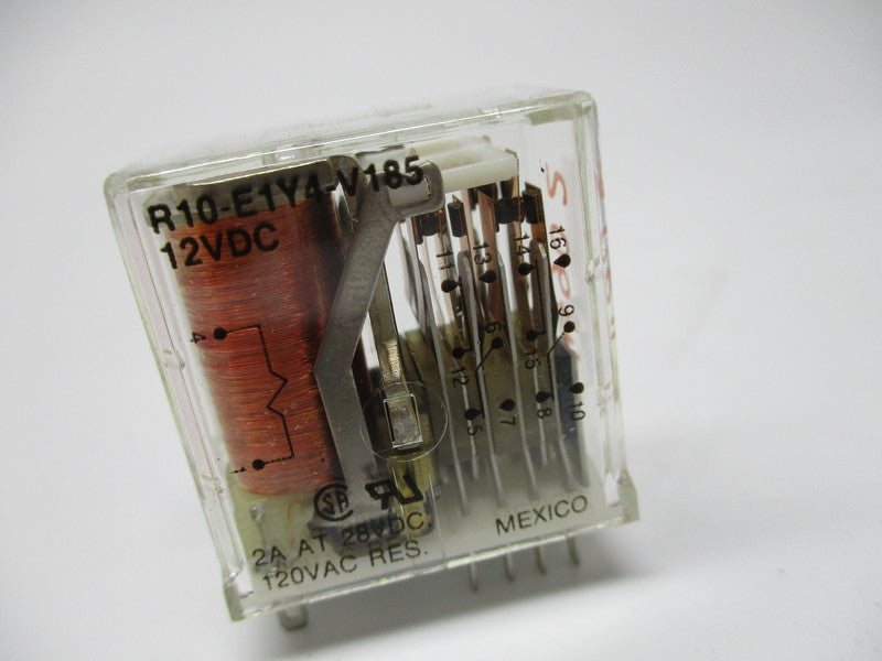 POTTER & BRUMFIELD R10-E1Y4-V185 RELAY 12VDC 2A UNMP