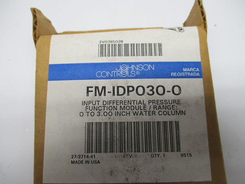 JOHNSON CONTROLS FM-IDP030-0 NSFS