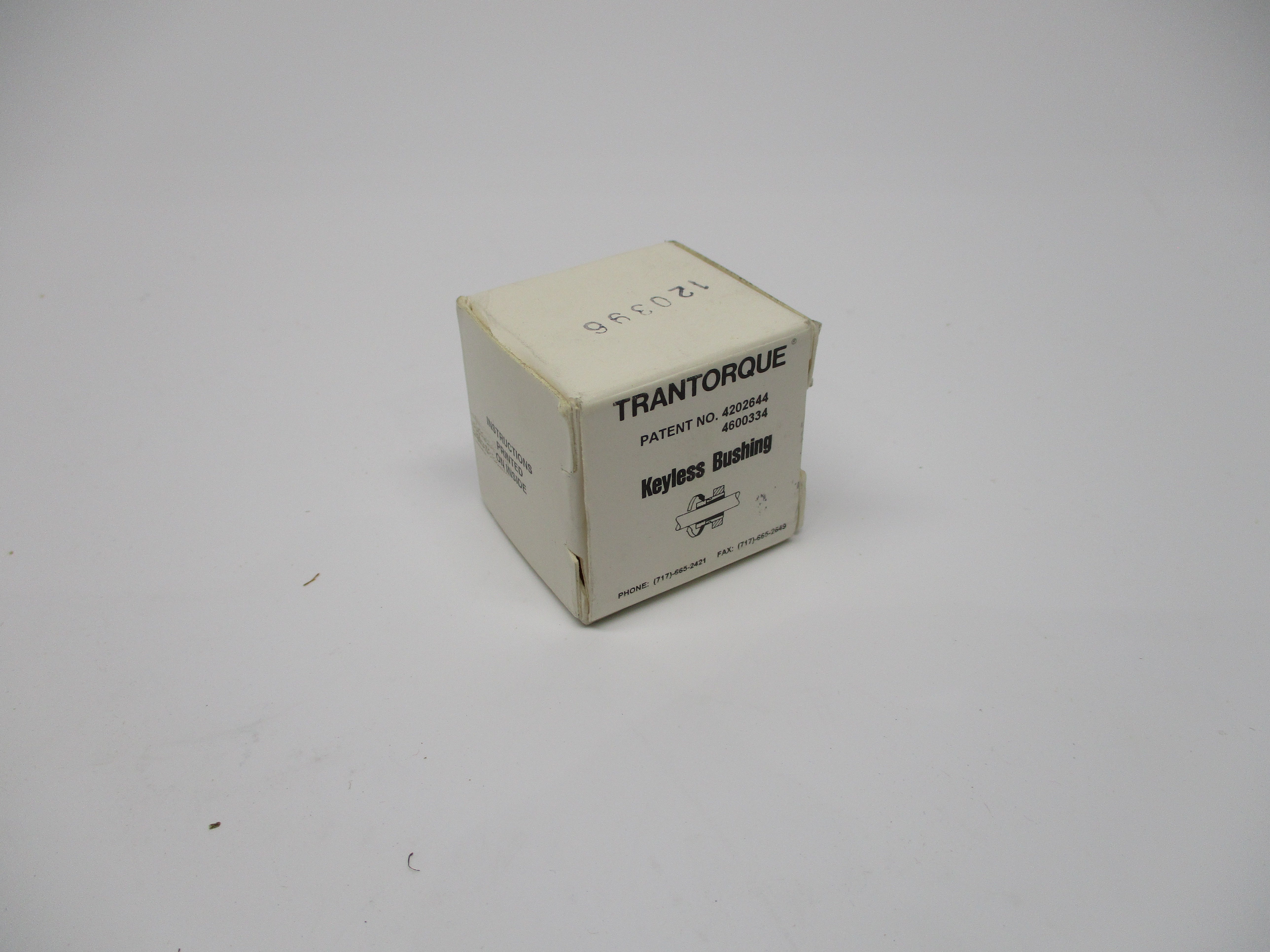TRANTORQUE 6202160 SHAFT KEYLESS BUSHING *NEW IN BOX*