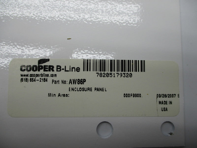 COOPER B-LINE AW86P NSNP