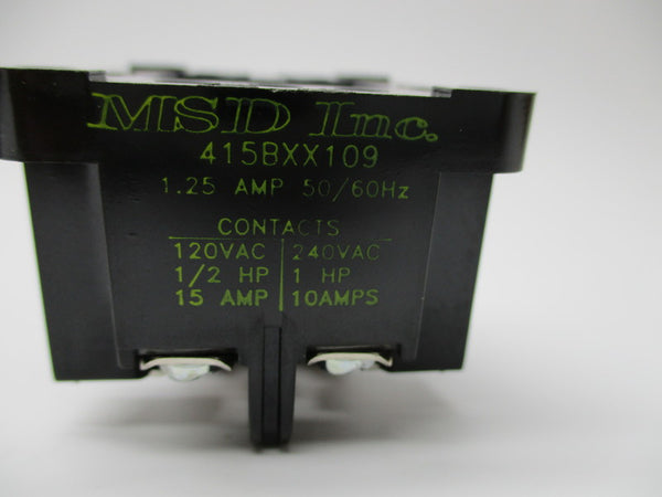 MSD 415BXX109 RELAY 120VAC NSNP