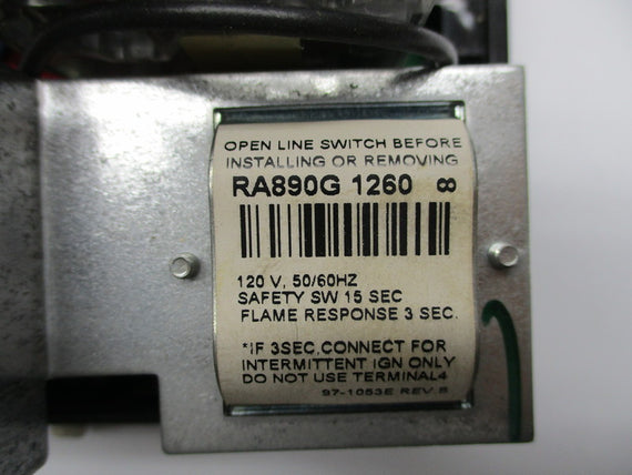HONEYWELL RA890G1260 120V NSNP