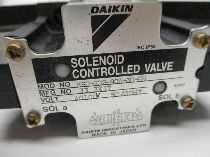 DAIKIN KSO-G02-9CA-30-EN NSNP