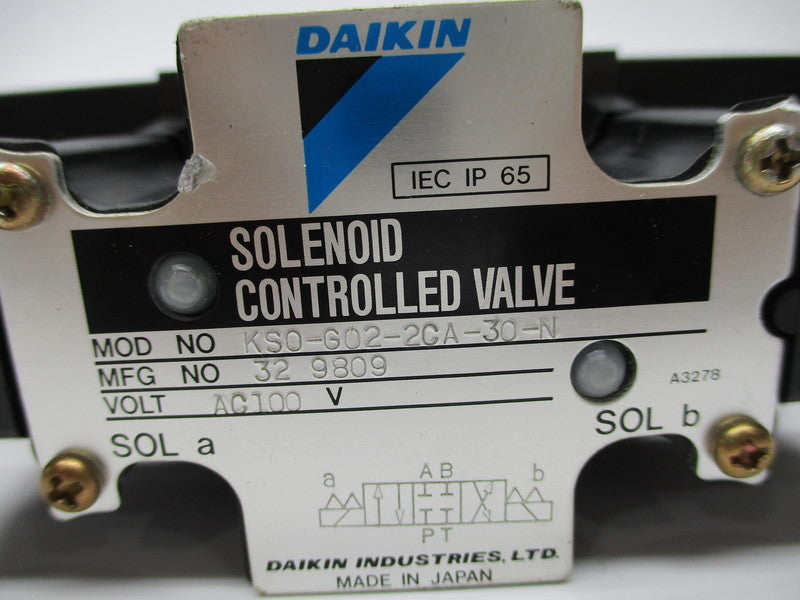 DAIKIN KSO-G02-2CA-30-N NSNP