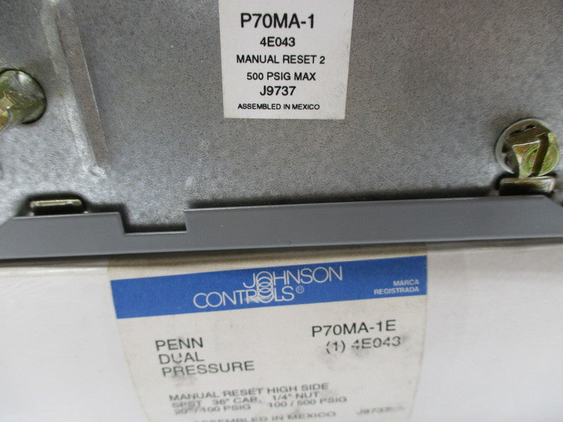 JOHNSON CONTROLS P70MA-1 4E043 NSMP