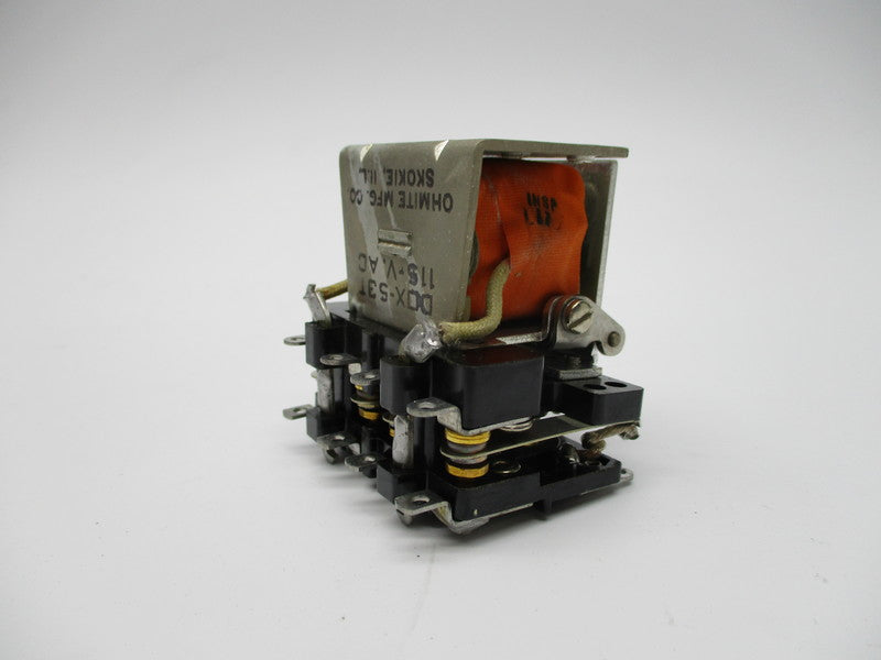 OHMITE DOX-53T GENERAL PURPOSE RELAY 115VAC NSNP