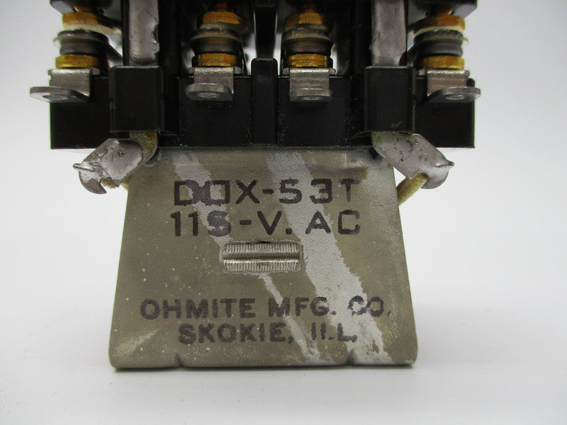 OHMITE DOX-53T GENERAL PURPOSE RELAY 115VAC NSNP