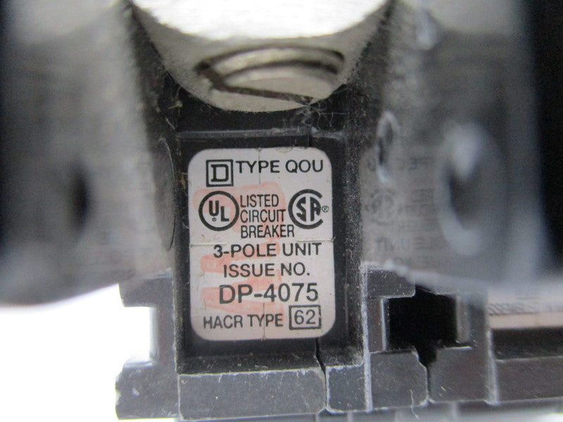 SQUARE D QOU340 CIRCUIT BREAKER 40A 240V NSNP