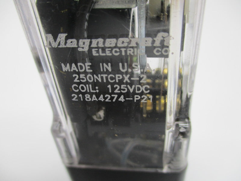 MAGNECRAFT 250NTCPX-2 RELAY 125VDC NSNP