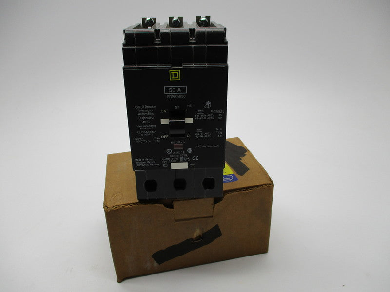 SQUARE D EDB34050 277V 50A NSMP