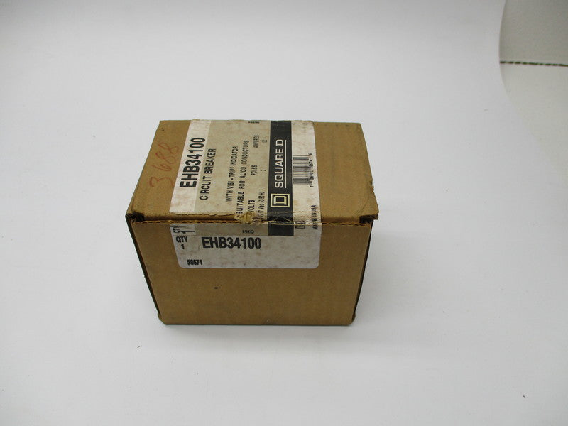 SQUARE D EHB34100 CIRCUIT BREAKER 100A 277V NSMP