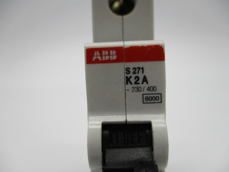 ABB S271-K2 CIRCUIT BREAKER 2A 230/400V NSNP