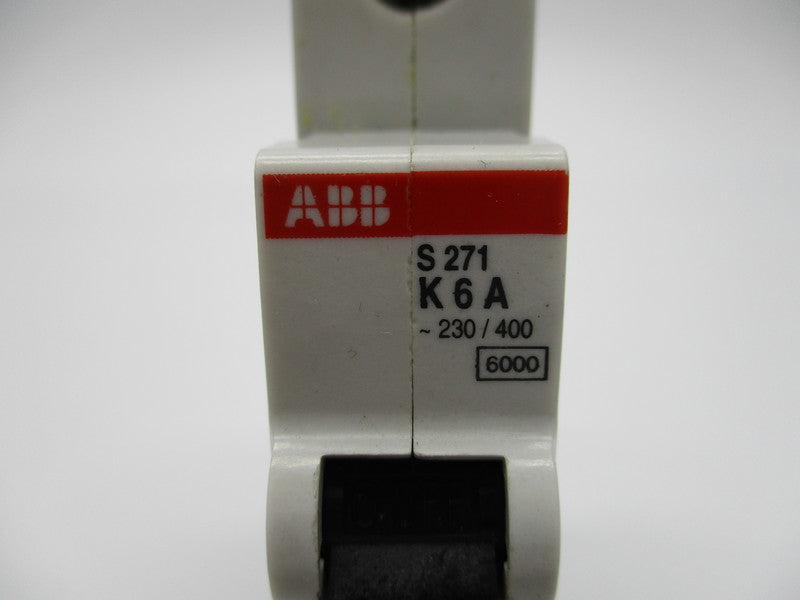 ABB S271-K6 CIRCUIT BREAKER 6A 230/400V NSNP