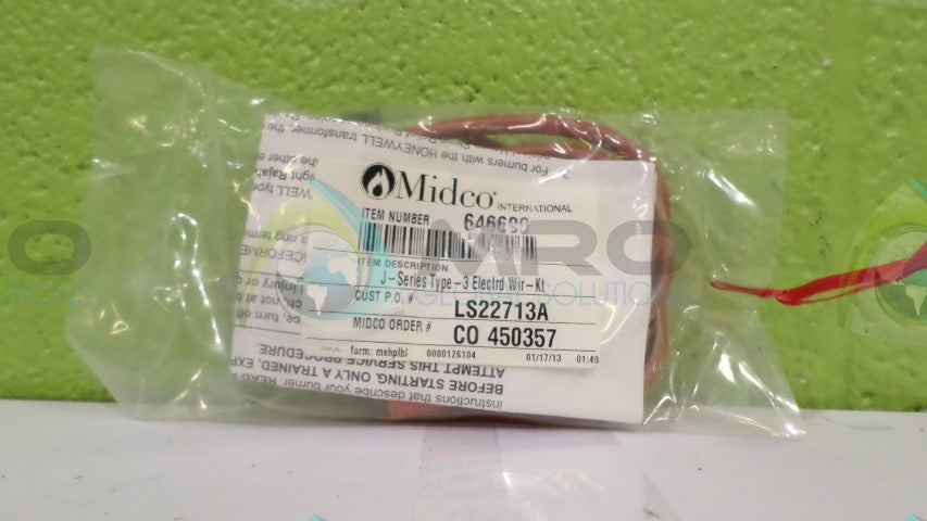 MIDCO 646690 3 ELECTRICAL WIRE KIT *NEW IN ORIGINAL PACKAGE*