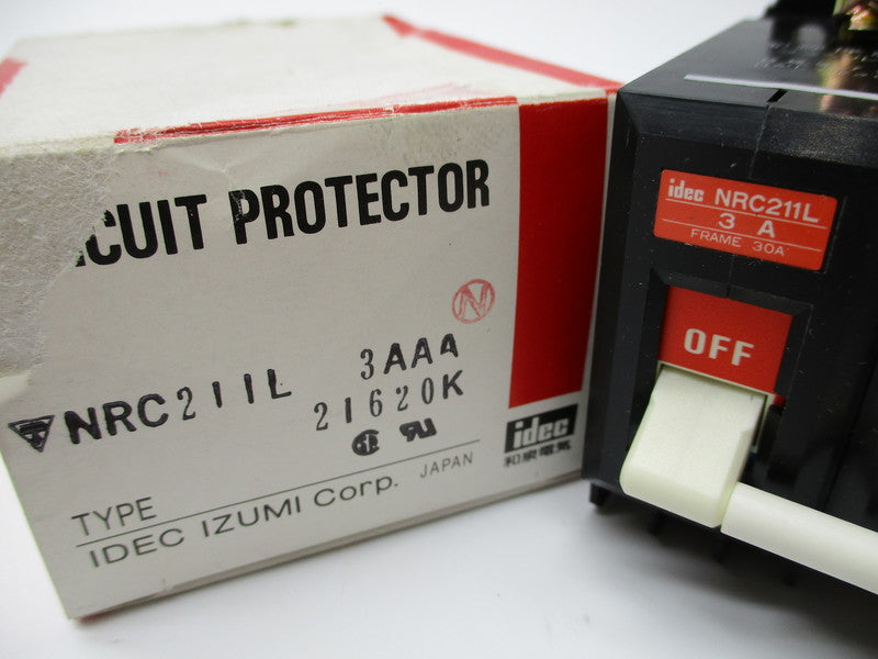 IDEC NRC211L-3AAA CIRCUIT BREAKER 3A NSMP