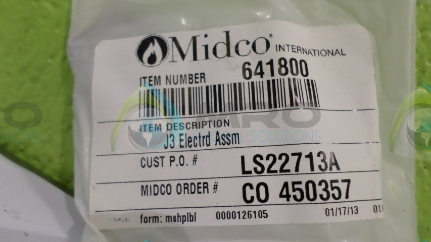 MIDCO 641800 ELECTRICAL ASSEMBLY *NEW IN ORIGINAL PACKAGE*