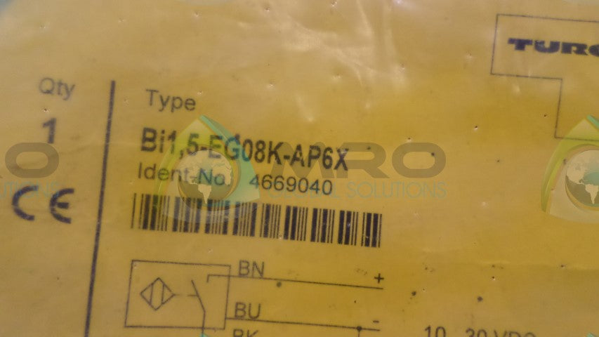 TURCK Bi1,5-EG08K-AP6X INDUSTRIAL PROXIMITY SWITCH * NEW IN FACTORY BAG *