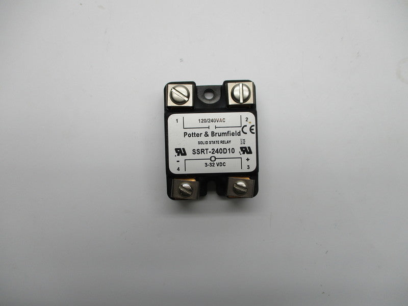 POTTER & BRUMFIELD SSRT-240D10 SOLID STATE RELAY 120/240VAC NSNP